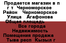 Продается магазин в п.г.т. Черноморское  › Район ­ Черноморское › Улица ­ Агафонова › Общая площадь ­ 100 - Все города Недвижимость » Помещения продажа   . Тыва респ.,Кызыл г.